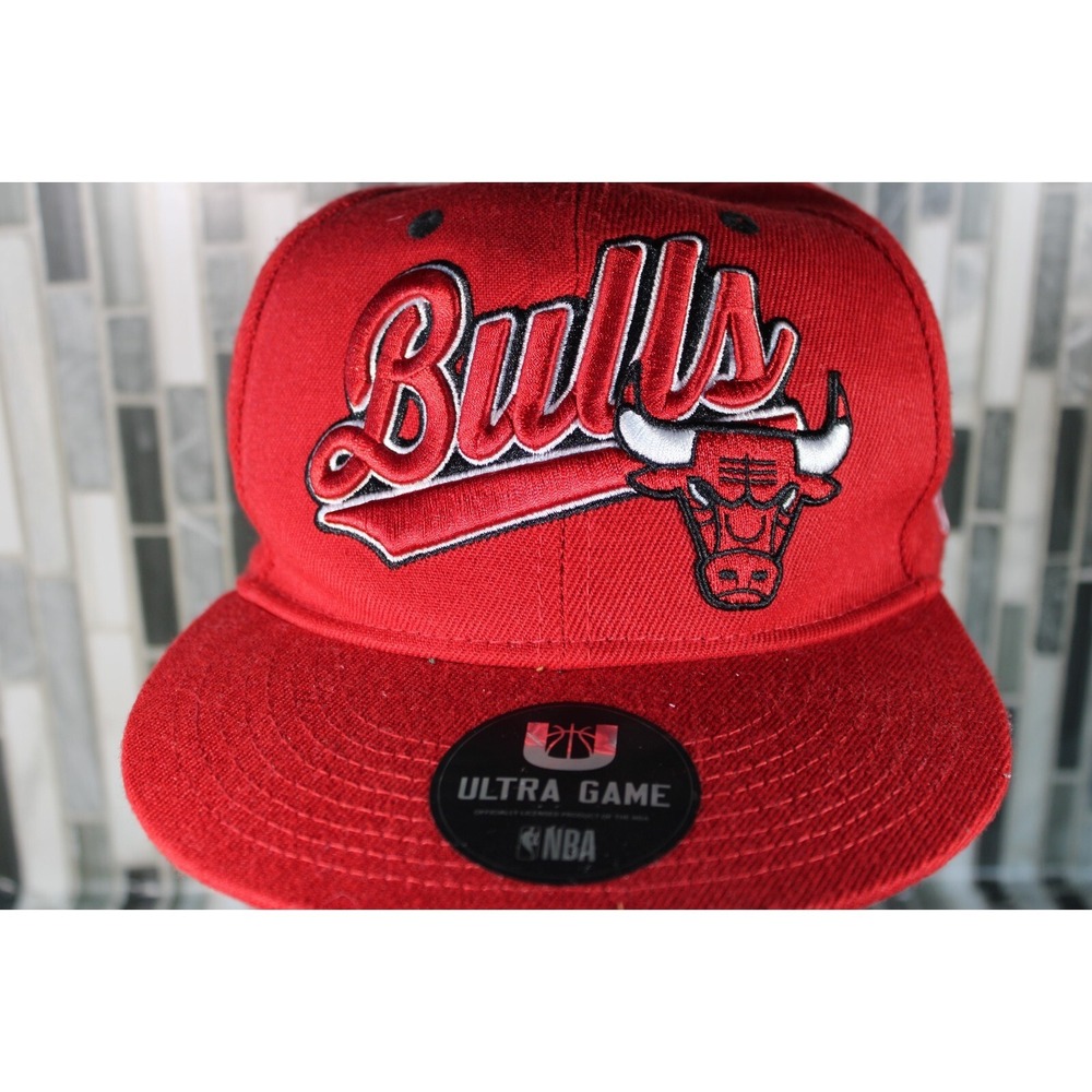 Ultra Game Red Chicago Bulls‎ OSFA Snapback Hat